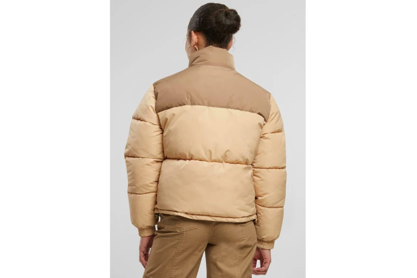 Karl Kani Reversible Γυναικείο Puffer Μπουφάν Μπεζ