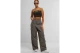 Karl Kani Retro Bandeau Top Γυναικείο Αμάνικο Crop Top Μαύρο, Κίτρινο