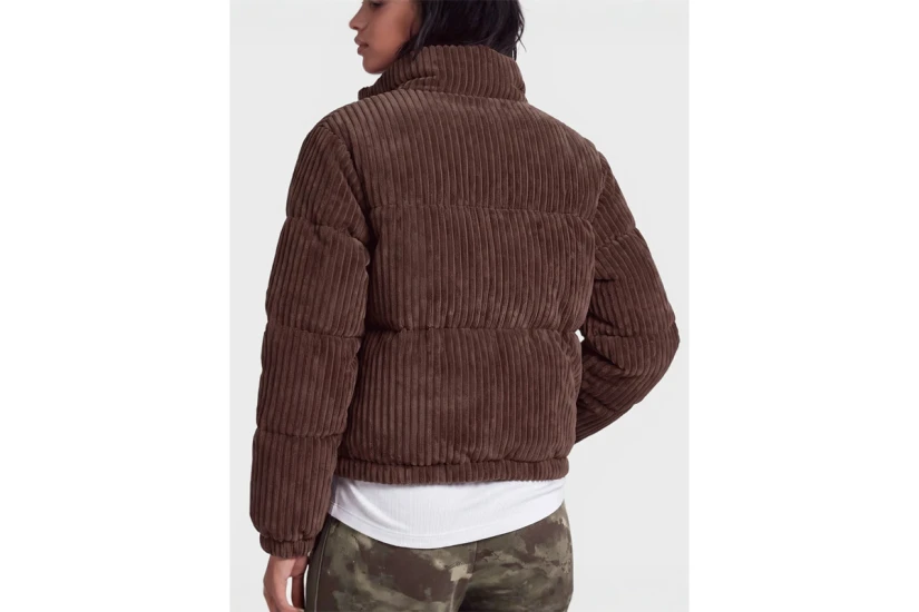 Karl Kani Og Corduroy Γυναικείο Μπουφάν Puffer Καφέ