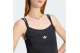 Adidas Originals Double Layered Γυναικεία Αμάνικη Μπλούζα Μαύρη