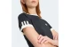 Adidas Originals Double Layered Cali Γυναικείο Κοντομάνικο T-Shirt Μαύρο, Λευκό