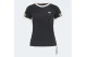 Adidas Originals Double Layered Cali Γυναικείο Κοντομάνικο T-Shirt Μαύρο, Λευκό