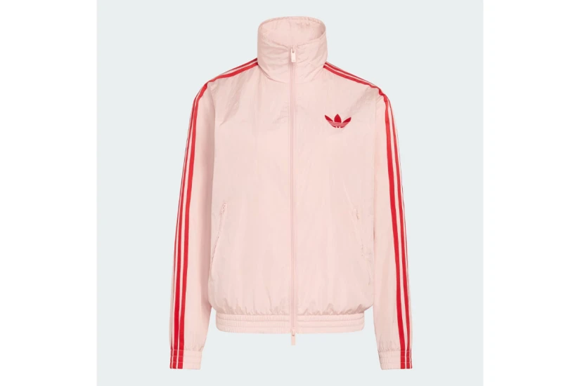Adidas Originals Fb Tt Loose Γυναικεία Ζακέτα Nylon Ροζ, Κόκκινη