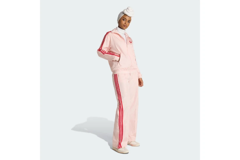 Adidas Originals Γυναικείο Παντελόνι Φόρμας Ροζ, Κόκκινο