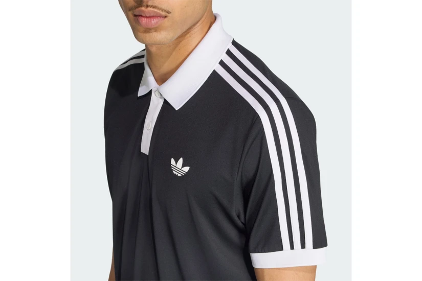 Adidas Originals Classics Ανδρικό Κοντομάνικο Polo T-Shirt Μαύρο, Λευκό