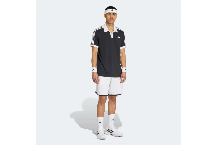Adidas Originals Classics Ανδρικό Κοντομάνικο Polo T-Shirt Μαύρο, Λευκό