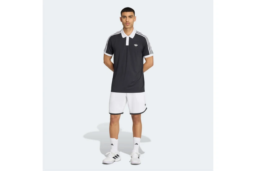 Adidas Originals Classics Ανδρικό Κοντομάνικο Polo T-Shirt Μαύρο, Λευκό