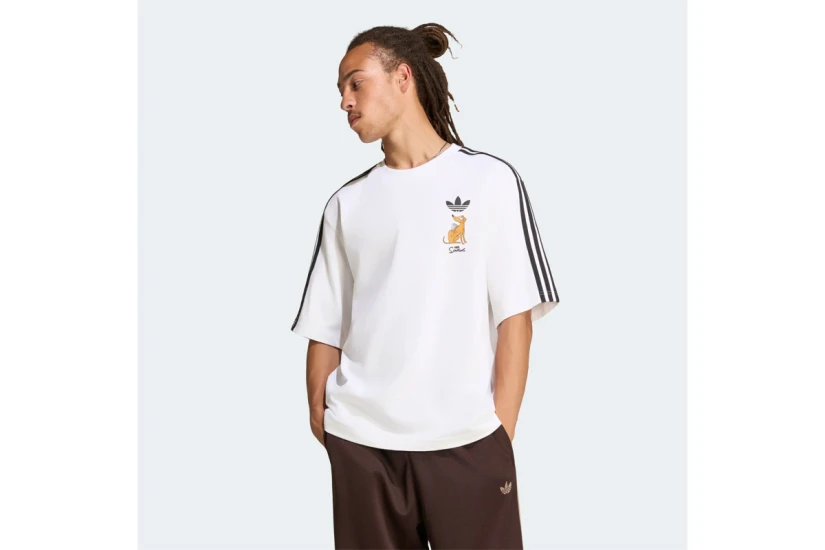 Adidas Originals Disney Little Santas Helper Graphic Ανδρικό Κοντομάνικο T-Shirt Λευκό, Διάφορα Χρώματα