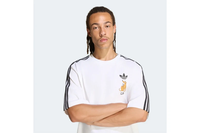 Adidas Originals Disney Little Santas Helper Graphic Ανδρικό Κοντομάνικο T-Shirt Λευκό, Διάφορα Χρώματα