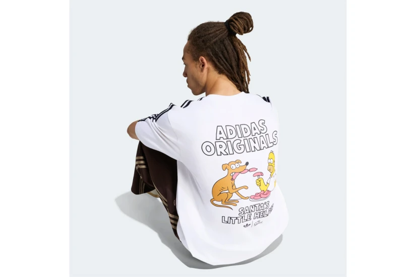 Adidas Originals Disney Little Santas Helper Graphic Ανδρικό Κοντομάνικο T-Shirt Λευκό, Διάφορα Χρώματα