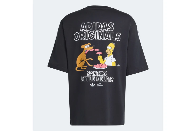 Adidas Originals Disney Little Santas Helper Graphic Ανδρικό Κοντομάνικο T-Shirt Μαύρο, Διάφορα Χρώματα