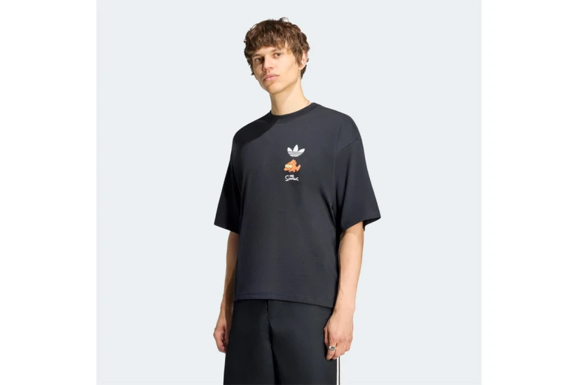 Adidas Originals X The Simpsons Blinky Graphic Ανδρικό Κοντομάνικο T-Shirt Μαύρο, Διάφορα Χρώματα