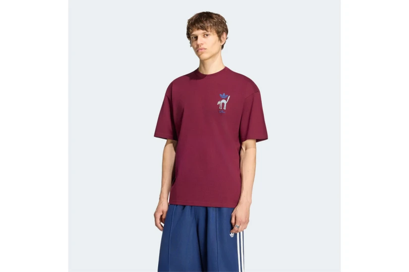 Adidas Originals X The Simpsons Snowball Graphic Ανδρικό Κοντομάνικο T-Shirt Μπορντό, Διάφορα Χρώματα