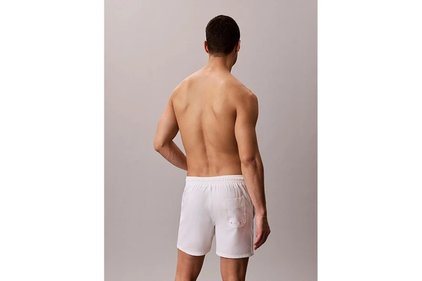 Calvin Klein Core Solid Swim Ανδρικό Μαγιό Σορτς Λευκό