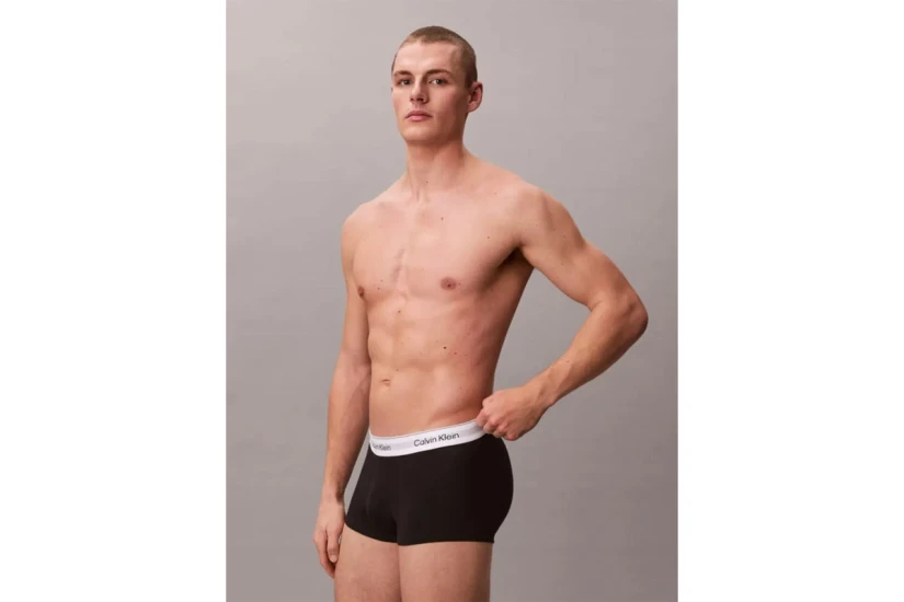 Calvin Klein Icon Cotton Stretch Low Rise Ανδρικά Μποξεράκια 3-Τεμάχια