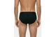 Calvin Klein Graphic Monogram Ανδρικά Εσώρουχα Σλιπ Μαύρα 3-Τεμάχια
