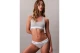 Calvin Klein Icon Cotton Modal Unlined Γυναικείο Bralette Γκρι, Λευκό