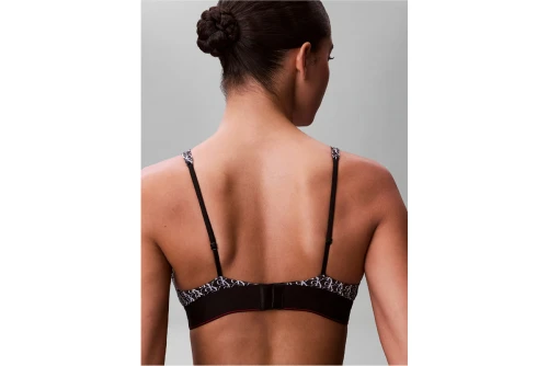 Calvin Klein Triangle Graphic Monogram Bralette Γυναικείο (LV00QF8703 2Y1)