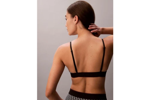 Calvin Klein Unlined Graphic Monogram Bralette Γυναικείο (LV00QF8814 2Y1)