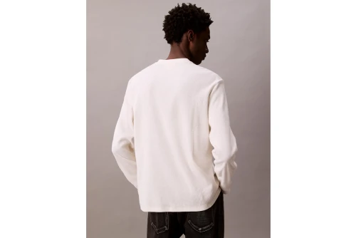 Calvin Klein Waffle Μπλούζα Με Λαιμόκοψη Ανδρική (LV040EM217 YAS)