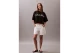 Calvin Klein Logo Graphic Boxy Cropped Κοντομάνικο T-Shirt Μαύρο