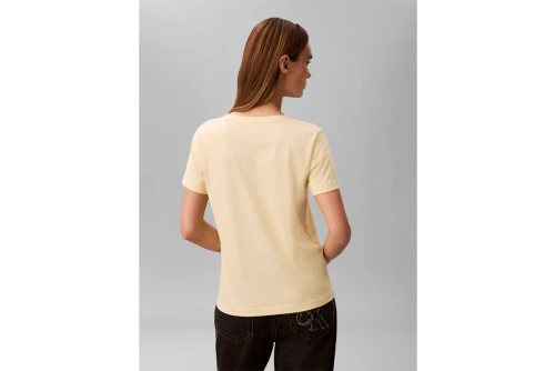 Calvin Klein Relaxed Monogram V-Neck T-Shirt Γυναικείο (LV047B205G 4MY)