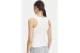 Calvin Klein Cotton Stretch Rib Γυναικεία Αμάνικη Μπλούζα Λευκή