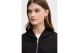 Calvin Klein Cotton Terry Γυναικεία Βαμβακερή Ζακέτα με Κουκούλα Μαύρη