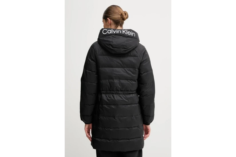 Calvin Klein Monogram Γυναικείο Μπουφάν Puffer Μαύρο