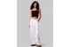 Calvin Klein Cotton Rib Γυναικείο Αμάνικο Crop Top Μαύρο
