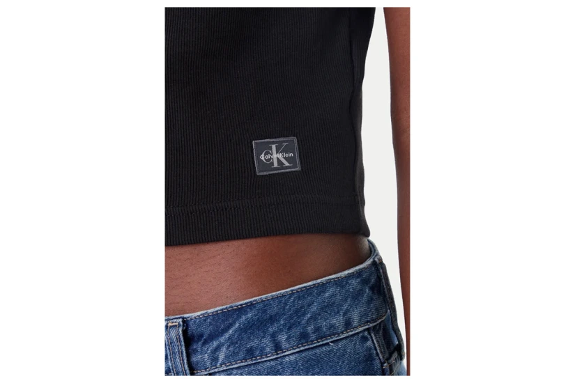 Calvin Klein Μπλούζα Κοντομάνικη Rib (LV047C910G UB1)