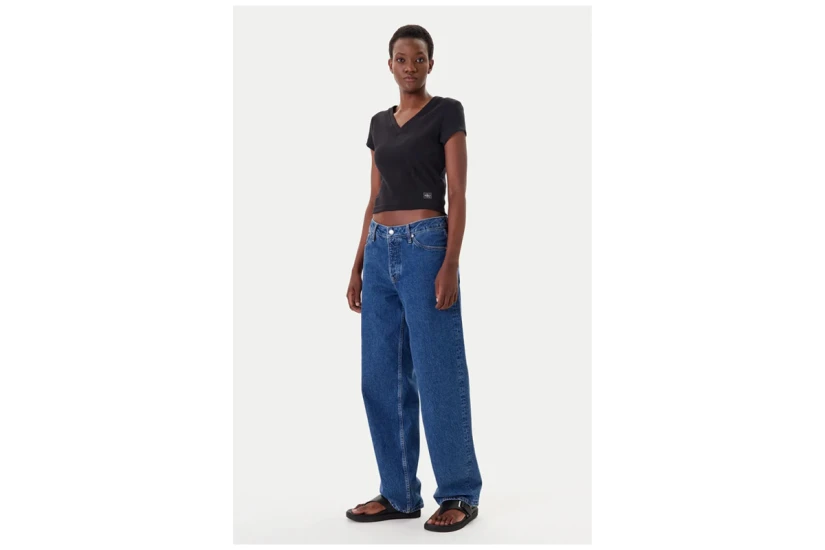 Calvin Klein Μπλούζα Κοντομάνικη Rib (LV047C910G UB1)