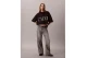 Calvin Klein Graphic Logo Γυναικείο Κοντομάνικο Crop Top Μαύρο