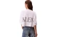 Calvin Klein Graphic Logo Γυναικείο Κοντομάνικο Crop Top Λευκό