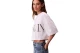 Calvin Klein Graphic Logo Γυναικείο Κοντομάνικο Crop Top Λευκό