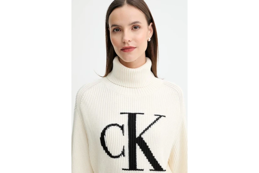 Calvin Klein Γυναικεία Μακρυμάνικη Μπλούζα Λευκή