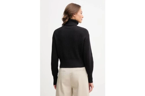 Calvin Klein Contrast Logo Turtleneck Πουλόβερ Γυναικείο (LV047D349G UB1)