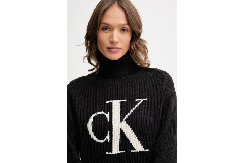 Calvin Klein Γυναικεία Μακρυμάνικη Μπλούζα Μαύρη