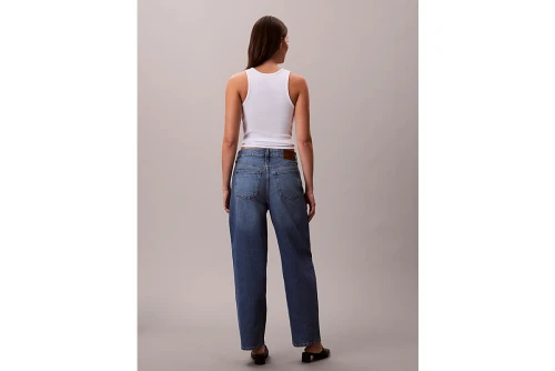 Calvin Klein Barrel Fit Παντελόνι Τζιν Γυναικείο (LV047E626G MZK)