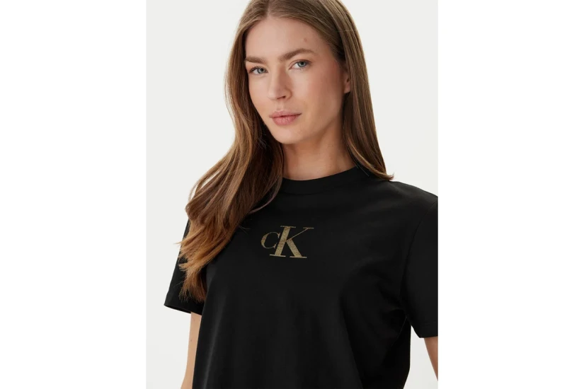 Calvin Klein Classic Fit Γυναικείο Κοντομάνικο T-Shirt Μαύρο