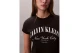 Calvin Klein Slim Varsity Logo Γυναικείο Κοντομάνικο T-Shirt Μαύρο, Εκρού