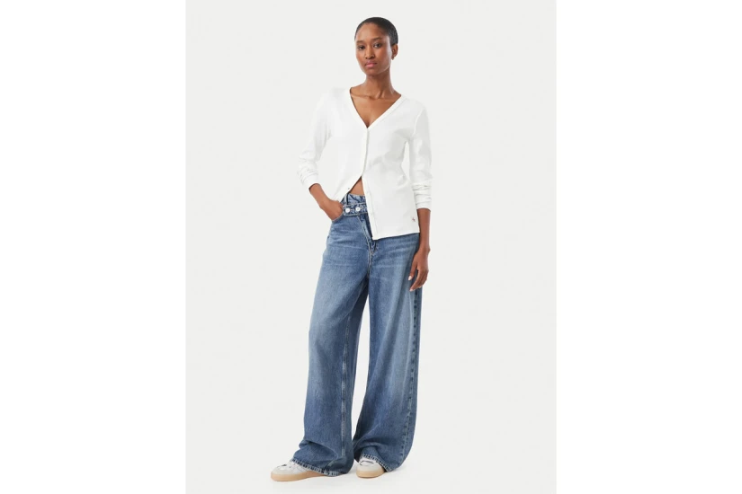 Calvin Klein Μπλούζα Μακρυμάνικη Rib (LV047G207G YAF)