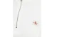 Calvin Klein Monologo Patch Rib Zip Γυναικείο Κοντομάνικο Top Λευκό