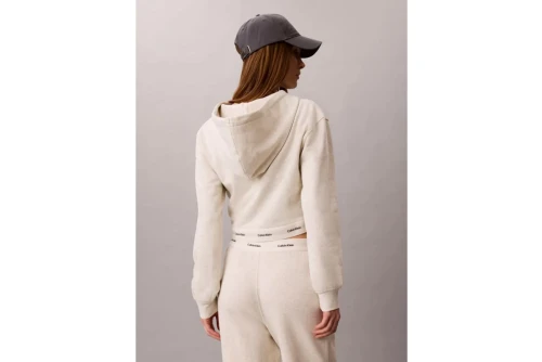 Calvin Klein Cropped Logo Ζακέτα Βαμβακερή Γυναικεία (LV047G252G P4P)