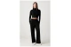 Calvin Klein Baby Rib Crop Logo Tneck (LV047H240G UB1)
