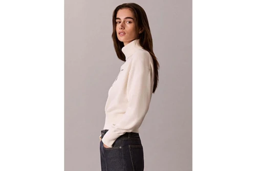 Calvin Klein Monologo Πουλόβερ Με Ψηλό Λαιμό Γυναικείο (LV047H329G YAS)