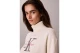 Calvin Klein Monologo Γυναικείο Πουλόβερ με Ψηλό Λαιμό Εκρού