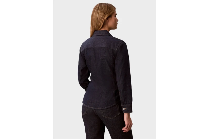 Calvin Klein Classic Τζιν Πουκάμισο Μακρυμάνικο Γυναικείο (LV047H777G 46E)
