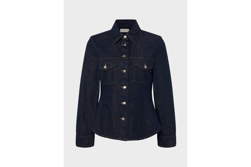 Calvin Klein Classic Τζιν Πουκάμισο Μακρυμάνικο Γυναικείο (LV047H777G 46E)