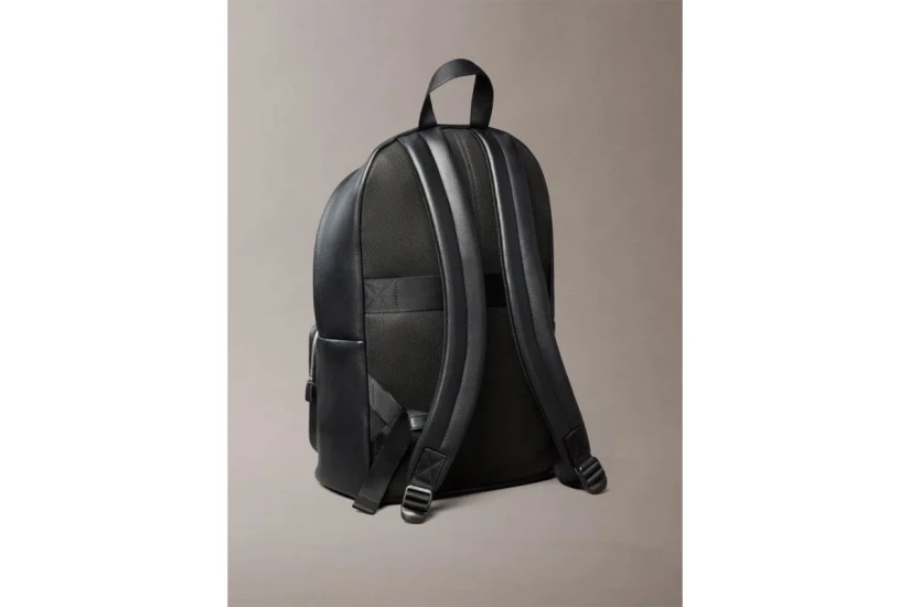 Calvin Klein Raised Round Ανδρικό Backpack Μαύρο